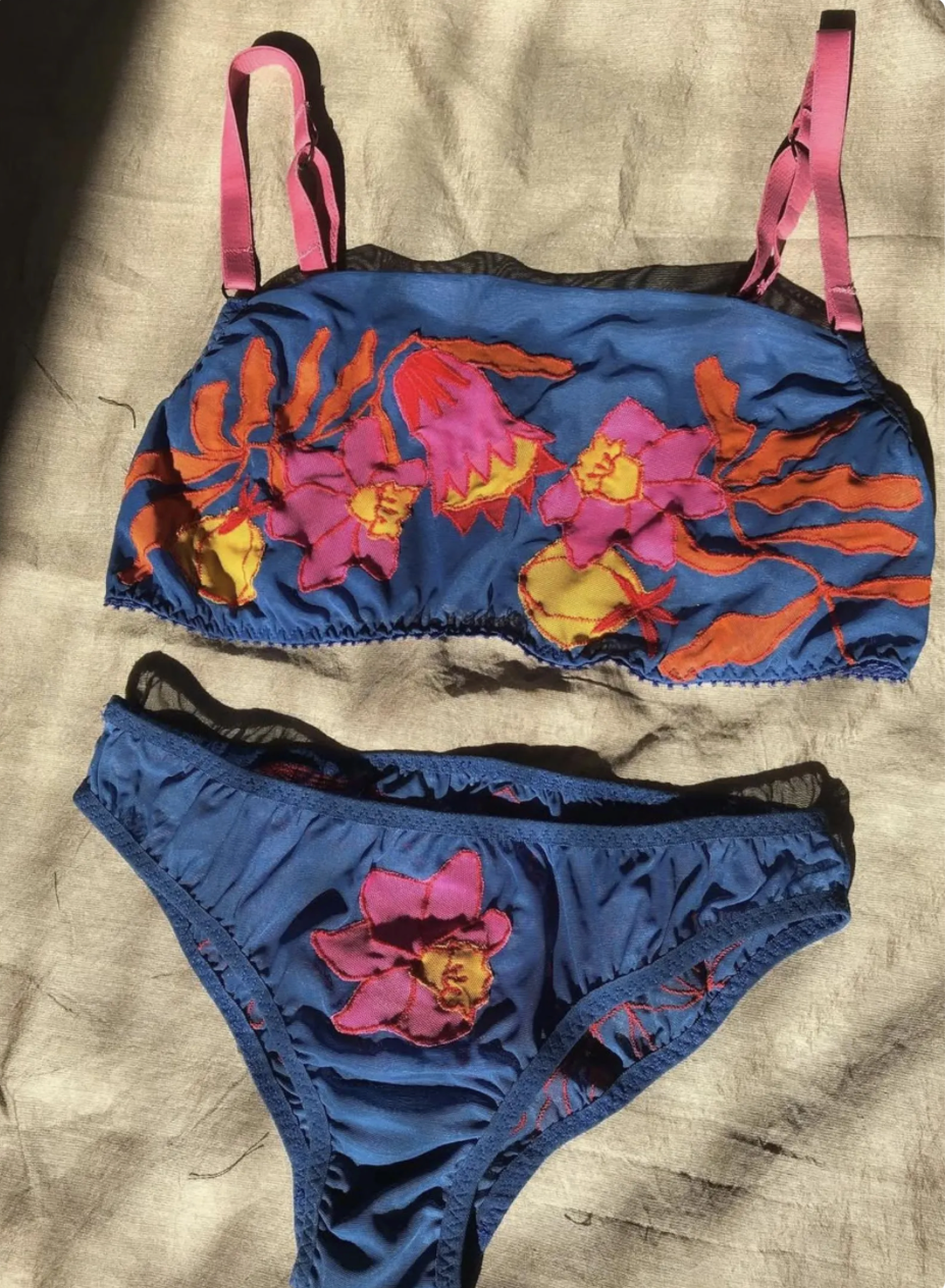 Embroidered Pantie - Summertime