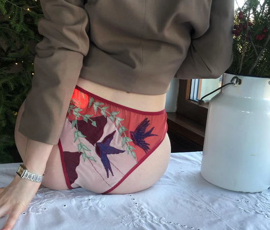 Handmade Pantie- Birds