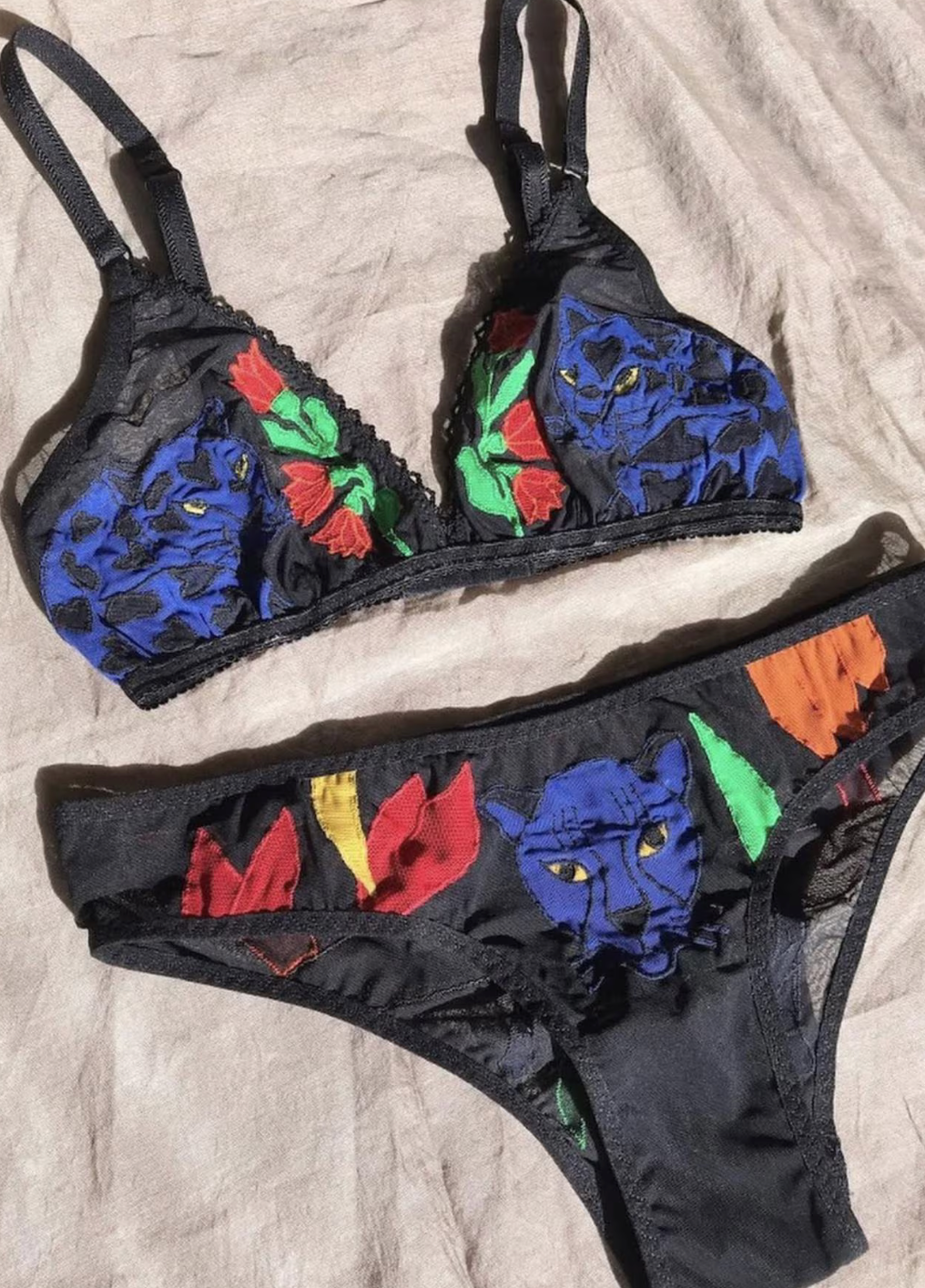 Handmade Bra- Jungle