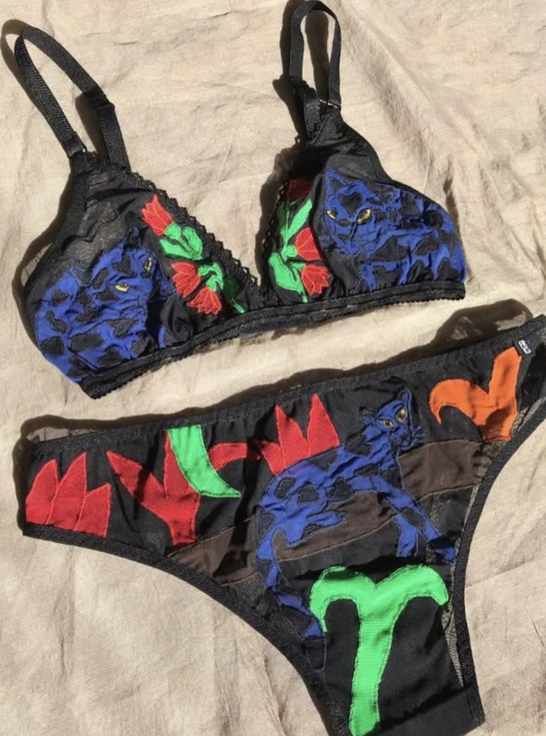 Handmade Bra- Jungle