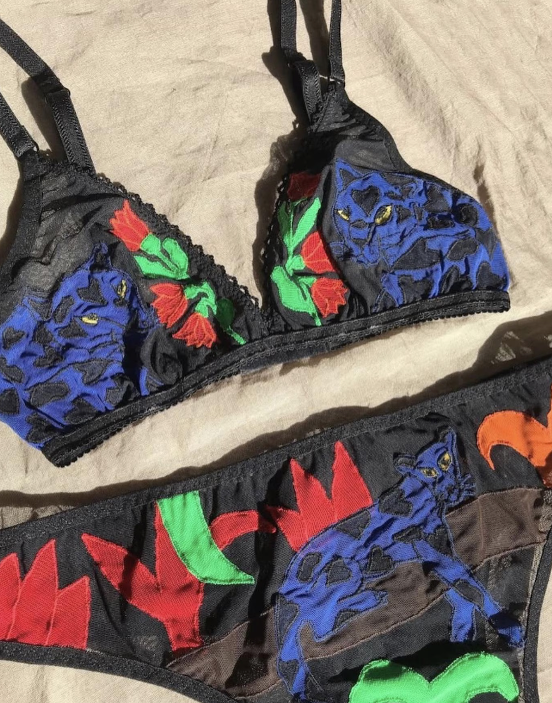 Handmade Bra- Jungle