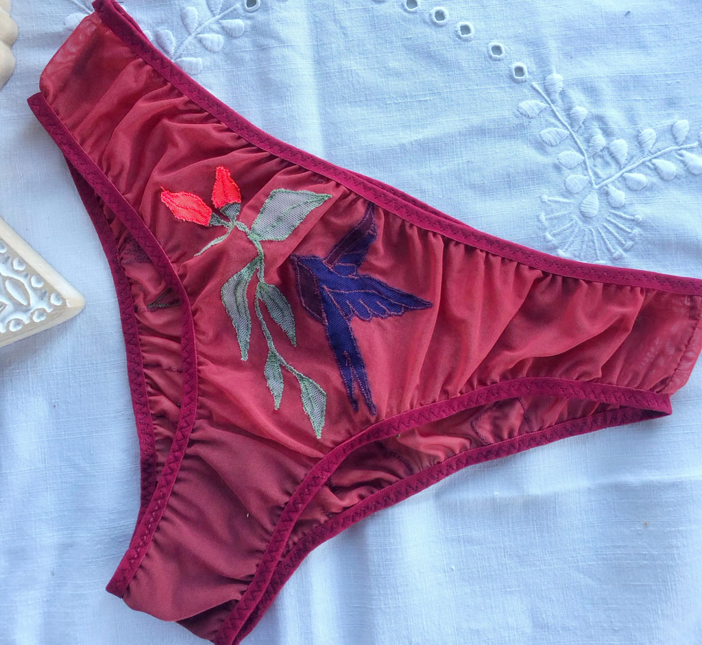 Vino Red Pantie