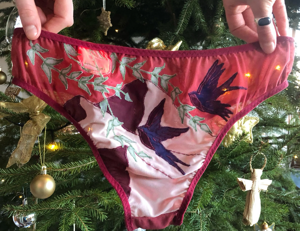 Vino Red Pantie