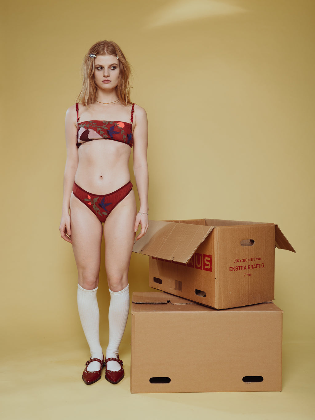 Vino Red Pantie