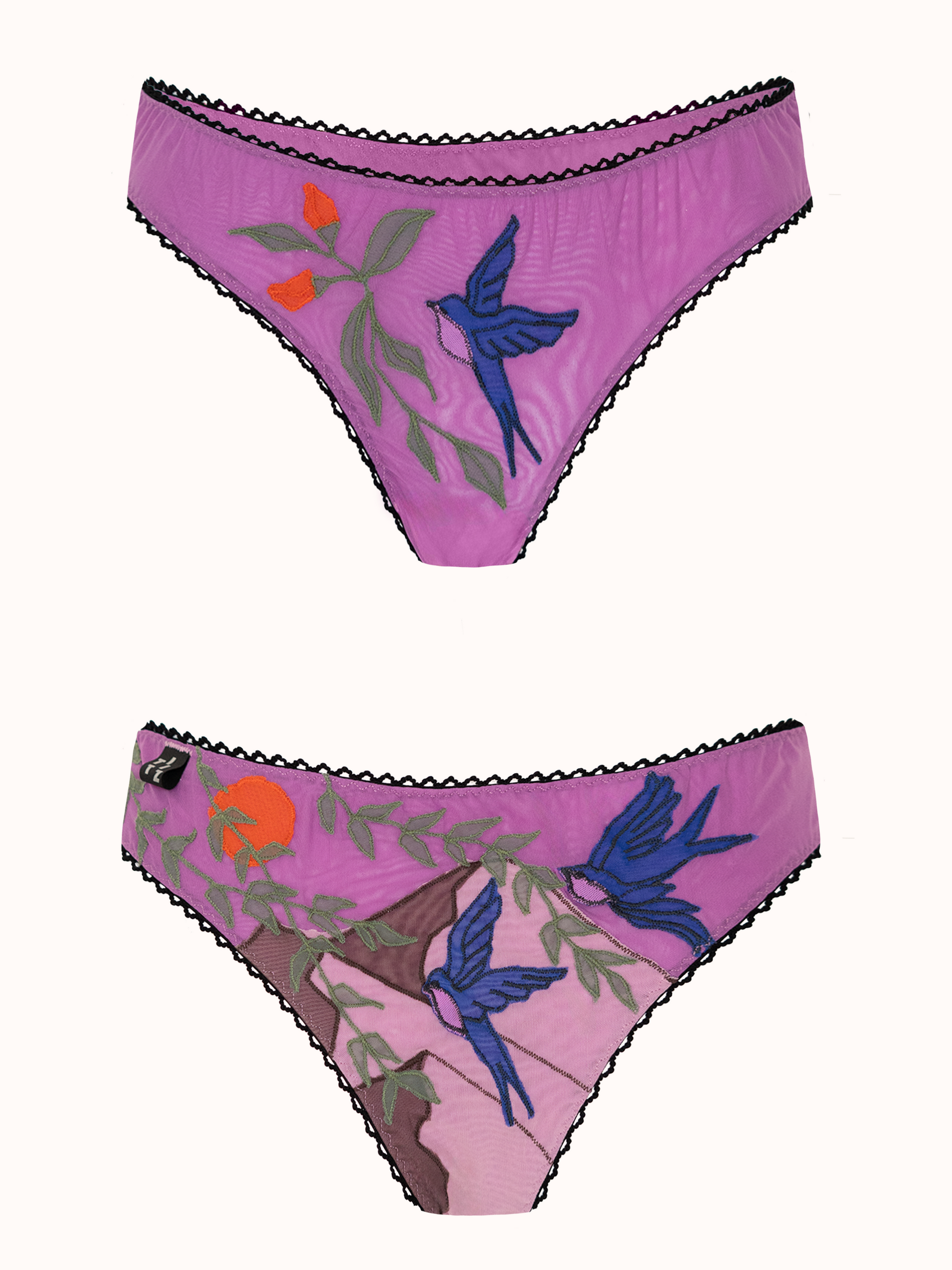 Lilac Birds Pantie